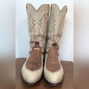 VTG Dan Post Western Countryside Country Prairiecore Equestrian Cowboy Boots 10